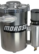 Moroso 13" Tall 7" Dia 5 Quarts Dry Sump Tank w/Breather Tank                                     - 22612 - Image 3