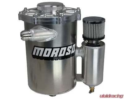 Moroso 13" Tall 7" Dia 5 Quarts Dry Sump Tank w/Breather Tank - 22612