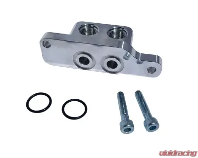 Moroso 90 Deg Remote Oil Filter Adapter GM LS - 23707