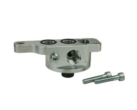 Moroso -10AN Accumulator Input Spin On Oil Filter Adapter (For Moroso Outbound Rail Oil Pan) GM LS