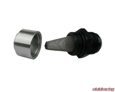 Moroso External Oil Pump Pickup Kit 16AN Steel - 24841