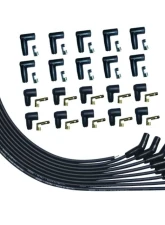 Moroso 135 Deg Unsleeved HEI/Non-HEI Ultra Spark Plug Wire Set Black Universal V8                                     - 51008 - Image 2
