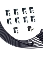 Moroso 135 Deg Plug Unsleeved HEI Ultra Spark Plug Wire Set Black Universal V8                                     - 51009 - Image 2