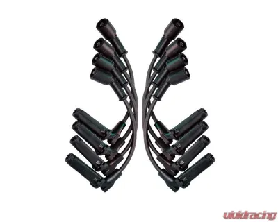 Moroso 11" Long Coil On Plug 90 Deg Boots Unsleeved Ultra Spark Plug Wire Set Black GM LS - 51034