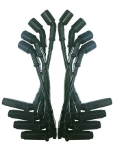 Moroso 11" Long Coil On Plug 90 Deg Plug Sleeved Ultra Spark Plug Wire Set Black GM LS 1997-2007                                     - 51534 - Image 2