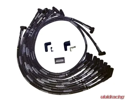 Moroso 135 Plug HEI Dist Sleeved Ultra Spark Plug Wire Set Black SB Ford 351W - 51572
