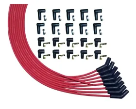 Moroso 135 Deg Plug Universal HEI & Non-HEI Ultra Spark Plug Wire Set Red Universal V8