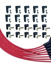 Moroso 135 Deg Plug Universal HEI & Non-HEI Ultra Spark Plug Wire Set Red Universal V8                                     - 52008 - Image 2