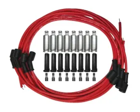 Moroso 135 Deg Plug Boots Ultra Spark Plug Wire Set Red GM LS