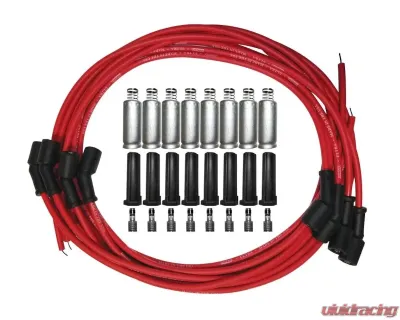 Moroso 135 Deg Plug Boots Ultra Spark Plug Wire Set Red GM LS - 52011
