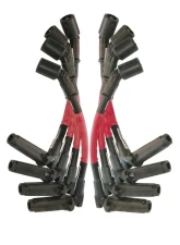 Moroso 11" Long Sleeved Coil On Plug Ultra Spark Plug Wire Set Red                                     - 52534 - Image 2
