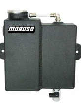 Moroso Universal Dual Coolant Expansion/Recovery Catch Tank Black Powder Coat                                     - 63775 - Image 2