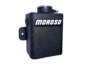 Moroso Universal 1.25 Quarts Coolant Expansion Tank Black Powder Coat