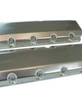 Moroso 18 Deg Style Edelbrock Cyl Head Fabricated Aluminum Billet Rail 3"Tall Valve Cover                                     - 68464 - Image 2