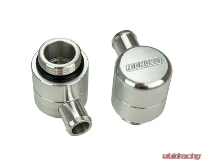 Moroso 3/4" Tube Screw-In Valve Cover Breathers (2 Pack) GM COPO - 68868