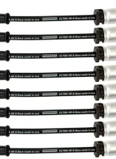 Moroso 8.5mm Ultra 40 9.75" Long Wire Set w/Aluminum Heatshield Black GM LS | LT                                     - 73744 - Image 3