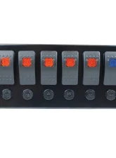 Moroso Switch Panel Rocker LED With USB & Breakers Rollcage                                     - 74196 - Image 2