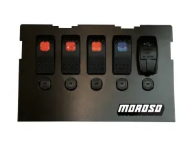 Moroso Radio Pocket Block Off Plate With Switches Mazda Miata NB 1999-2004