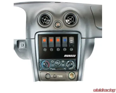 Moroso Radio Pocket Block Off Plate With Switches Mazda Miata NB 1999-2004 - 74315