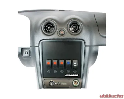 Moroso NB Radio/HVAC Pocket Block Off Plate With Switches Mazda Miata 1999-2004 - 74317