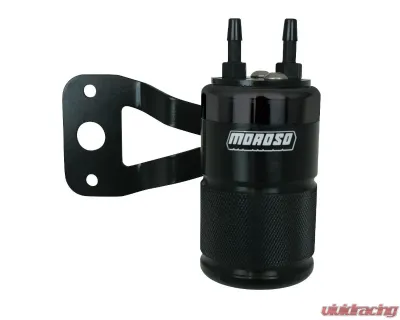 Moroso Air/Oil Separator Black Harley Davidson Twin Cam With Stock Air Cleaner - 85714