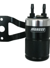 Moroso Air/Oil Separator Black & Polished Harley-Davidson Twin Cam w/Stock Air Cleaner                                     - 85715 - Image 3