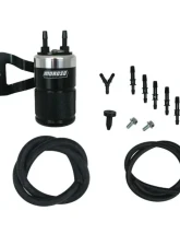 Moroso Air/Oil Separator Black & Polished Harley-Davidson Twin Cam w/Stock Air Cleaner                                     - 85715 - Image 2