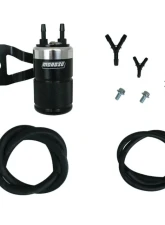 Moroso Air/Oil Separator Black & Plosihed Harley-Davidson Twin Cam w/Vance & Hines VO2 Air Cleaner                                     - 85718 - Image 2
