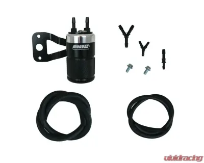Moroso Air/Oil Separator Black & Plosihed Harley-Davidson Twin Cam w/Vance & Hines VO2 Air Cleaner - 85718