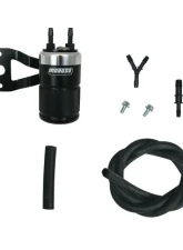 Moroso Air/Oil Separator Black & Polished Harley-DavidsonTwin Cam w/SS Teardrop Air Cleaner                                     - 85721 - Image 2