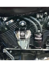 Moroso Air/Oil Separator Black Harley Davidson Milwaukee 8 | Touring Models w/Stock Air Cleaner                                     - 85723 - Image 3