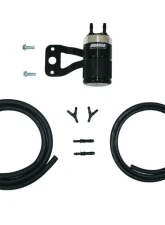 Moroso Air/Oil Separator Black & Polished Harley Davidson Milwaukee 8 | Touring Models w/Stock Air Cleaner                                     - 85724 - Image 2