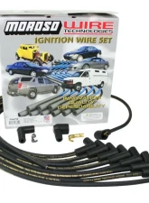 Moroso Over V/C Non-HEI Mag Tune Wire Set Black Small Block Chevy                                     - 9860M - Image 2