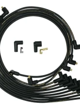Moroso Non-HEI Under Header Unsleeved 90 Deg Mag Tune Ignition Wire Set Black Chevrolet Small Block                                     - 9865M - Image 2