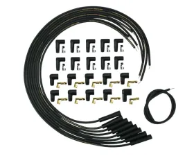 Moroso Mag Tuned Ignition Straight Wire Set Black Universal