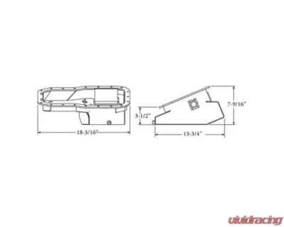 Moroso Kicked-Out Sump Oil Pan Toyota MR2 1991-1995 - 20935