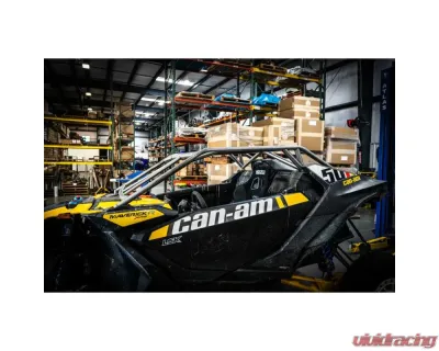 LSK Suspension Raw Weld It Yourself Flat Cage for Can-Am Maverick R 2 Seat 2013-2023 - LSK1212F