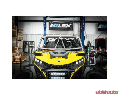 LSK Suspension Raw Weld It Yourself Flat Cage for Can-Am Maverick R 2 Seat 2013-2023 - LSK1212F