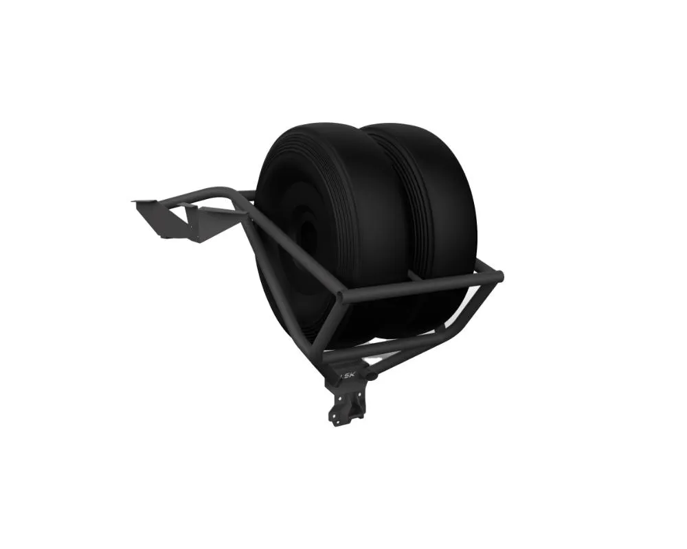 LSK Suspension Raw Weld It Yourself Dual Spare Tire Carrier Can-Am X3 | X3 Max - LSK1261D