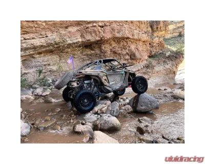LSK Suspension Satin Black Single Spare Tire Carrier Polaris PRO R - LSK1275