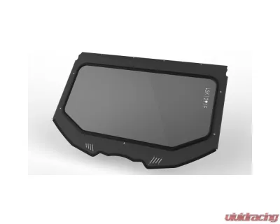 LSK Suspension Satin Black Flat Windshield for Can-Am Maverick X3 Max 4 Seat 2017-2023 - LSK1291F