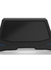 LSK Suspension Satin Black Radius Windshield for Can-Am Maverick X3 Max 4 Seat                                     - LSK1291R - Image 2