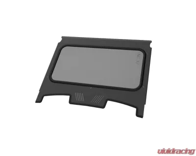 LSK Suspension Satin Black Flat Windshield for Polaris XP1000 | Turbo S 2 Seat 2019+ - LSK1296F