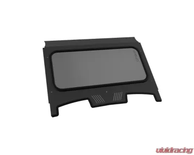 LSK Suspension Satin Black Radius Windshield for Polaris XP1000 | Turbo S 2 Seat 2019+ - LSK1296R
