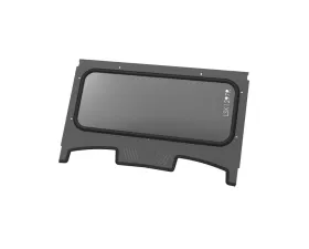 LSK Suspension Satin Black Radius Windshield for Polaris XP1000 | Turbo S 4 Seat 2019+