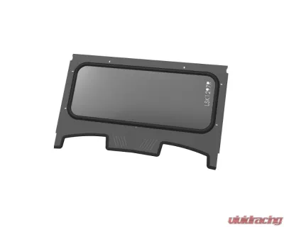 LSK Suspension Satin Black Radius Windshield for Polaris XP1000 | Turbo S 4 Seat 2019+ - LSK1297R