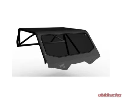 LSK Suspension Satin Black Flat Windshield Yamaha YXZ - LSK1298F