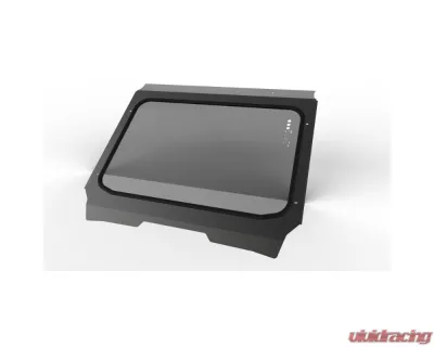 LSK Suspension Satin Black Radius Windshield for Polaris PRO XP Turbo R 2 Seat 2020-2023 - LSK1299R