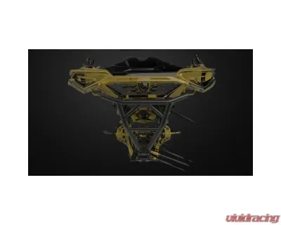 LSK Suspension Satin Black Rear Bumper Can-Am Maverick R - LSK1506