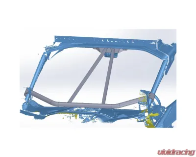 LSK Suspension Satin Black Factory Cage Intrusion Bars for Can-Am Maverick R 2013-2023 - LSK1510